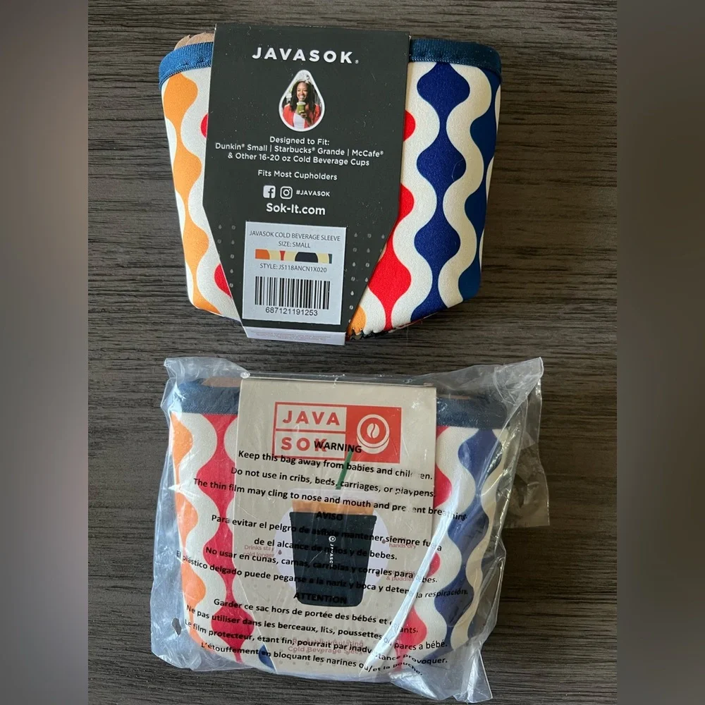 Java Sok Colorful Cup Sleeve - Picture 2 of 8